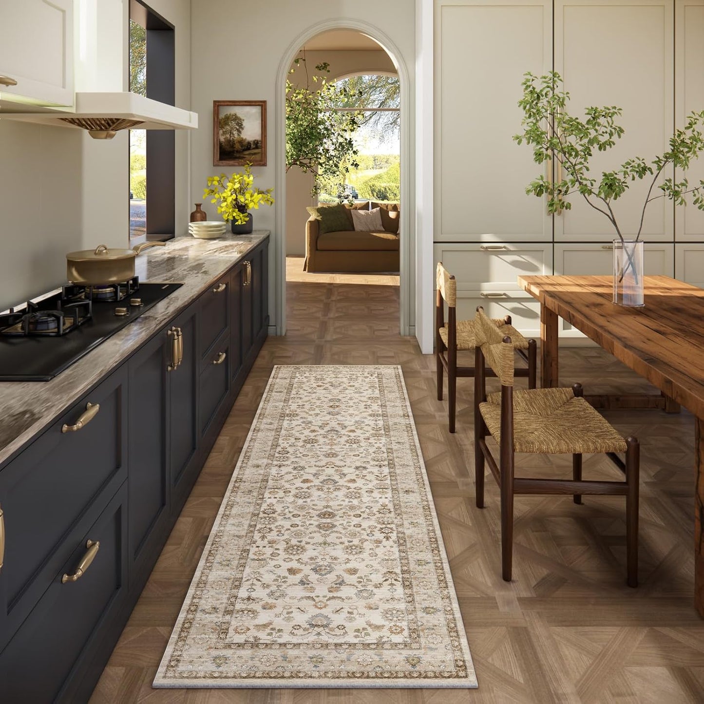 Washable Runners for Hallways: Soft Non-Slip Kitchen Rug