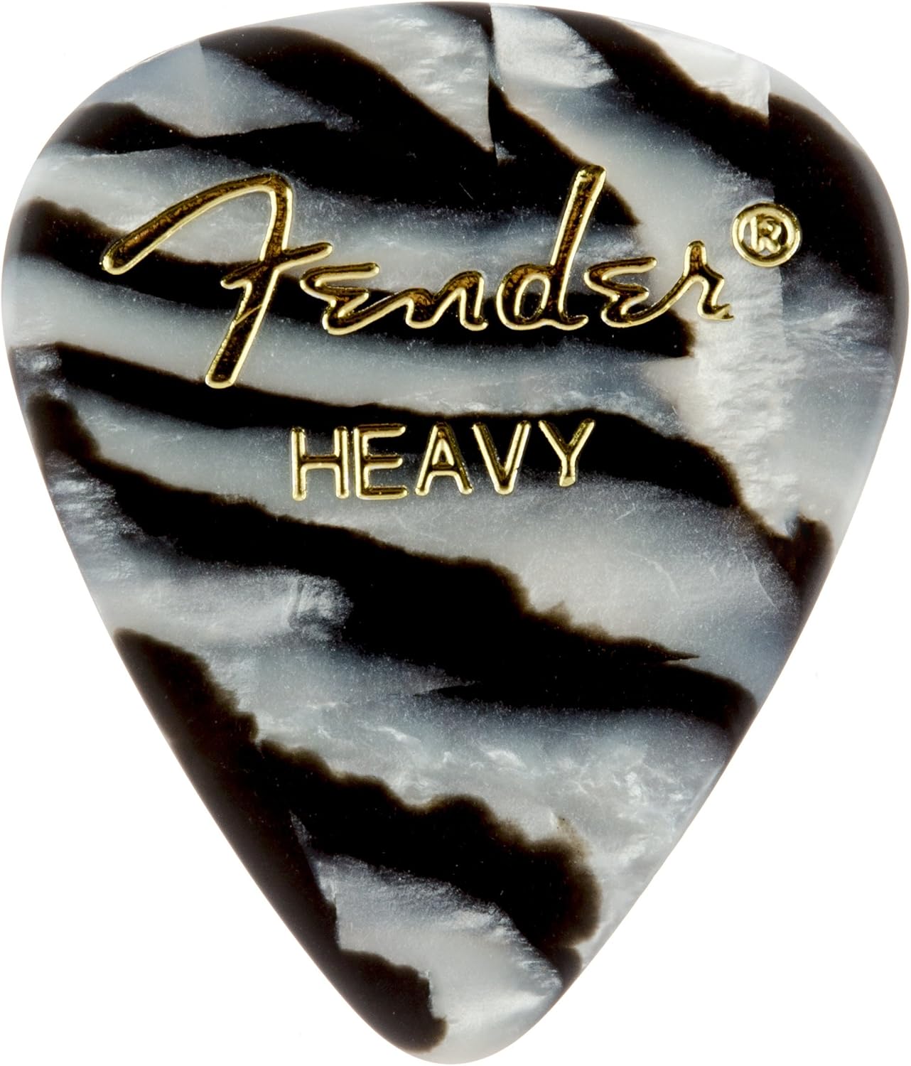 Fender Zebra Heavy Guitar Picks - Enhance Your Performance!
