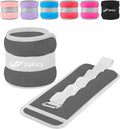 Ankle Weights Pair 8LBS (4lb Each) - Adjustable, Comfortable Fit
