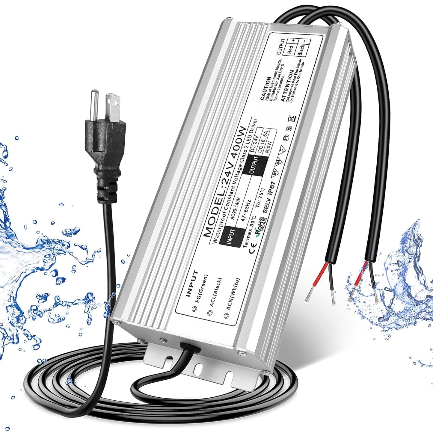 24V 400W LED Power Supply for Indoor Outdoor Lighting Needs