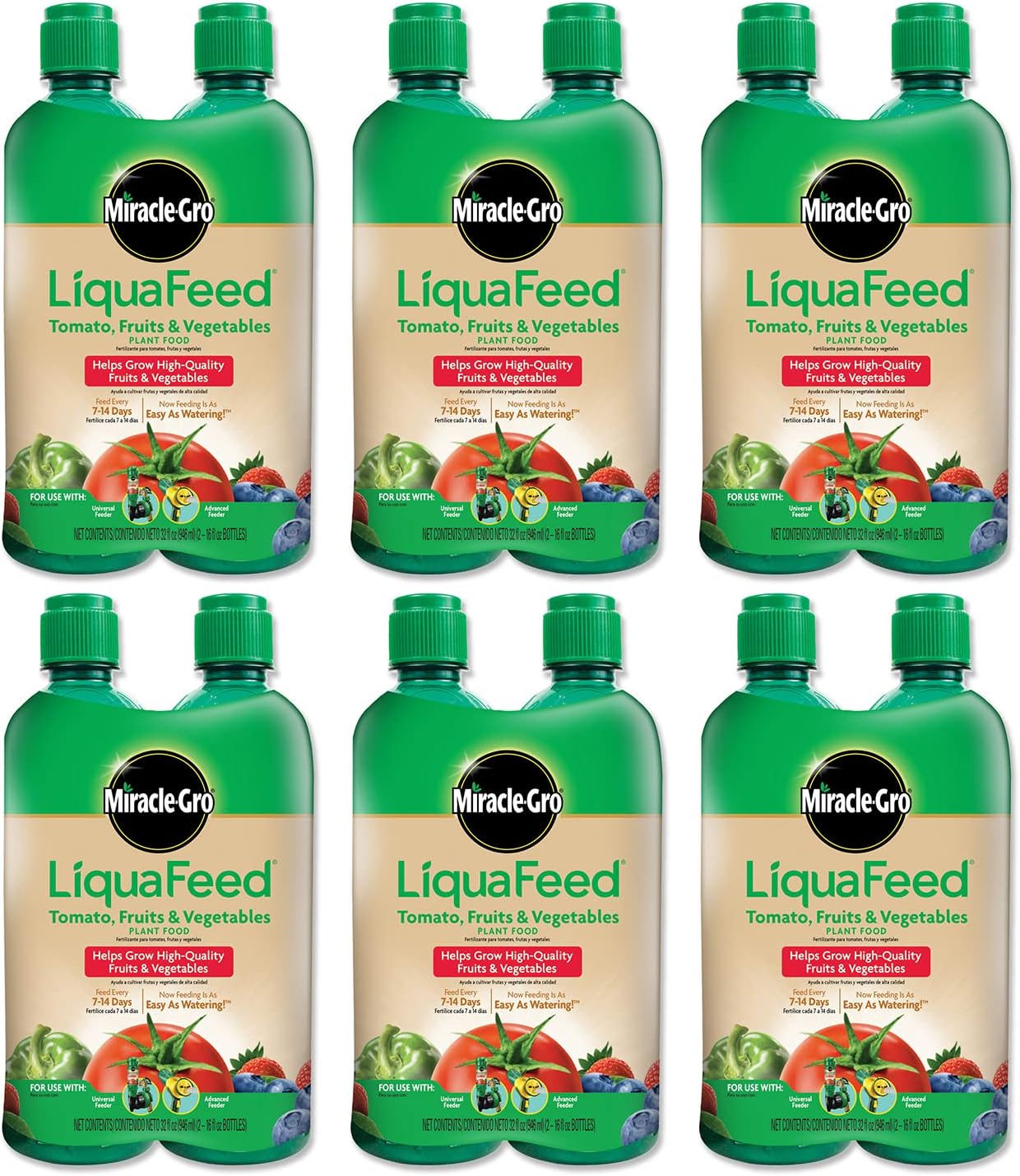 Scotts LiquaFeed Tomato, Fruits & Vegetables Plant Food Refills