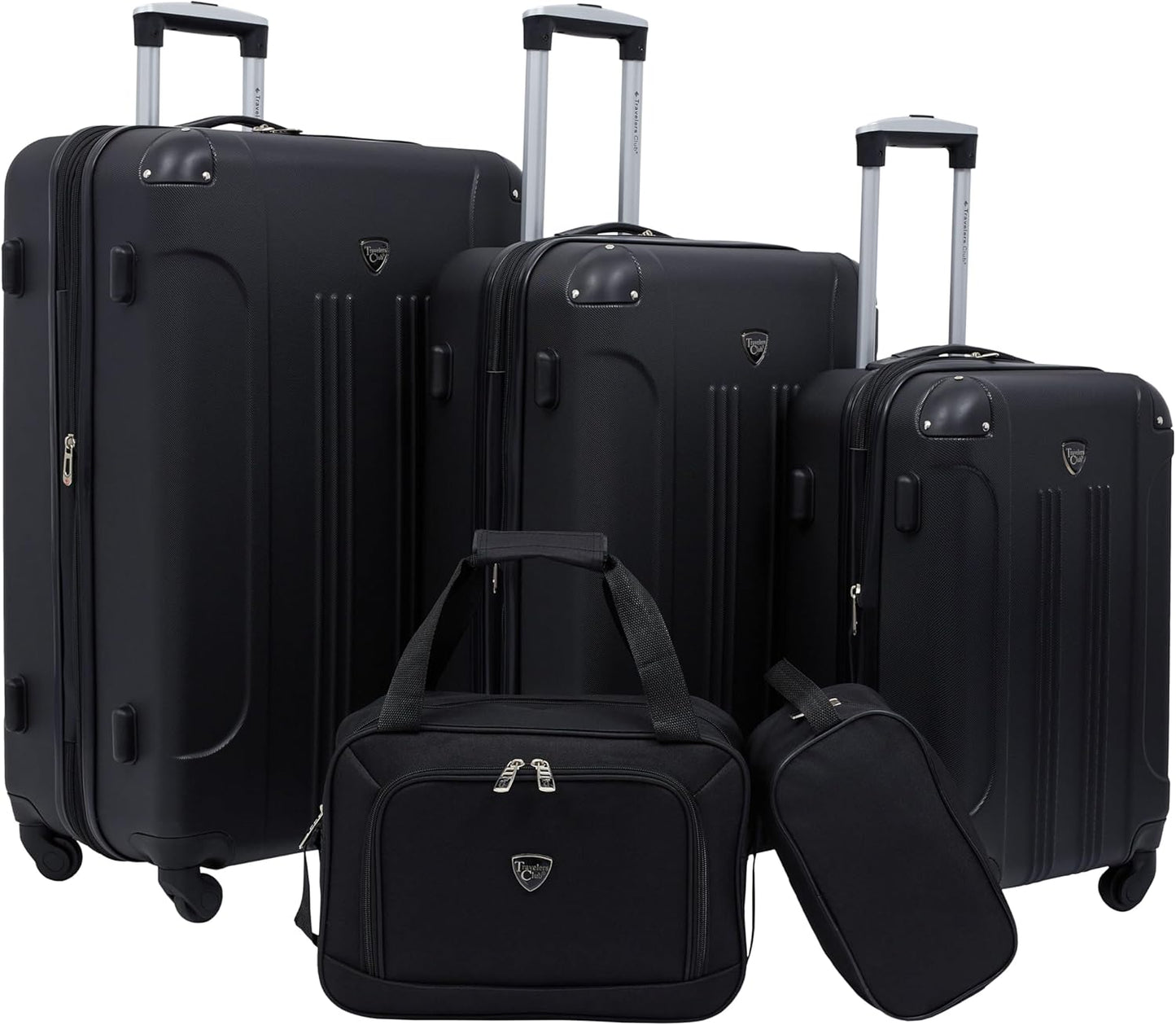 Travelers Club Chicago Hardside Expandable Spinner Luggage Set
