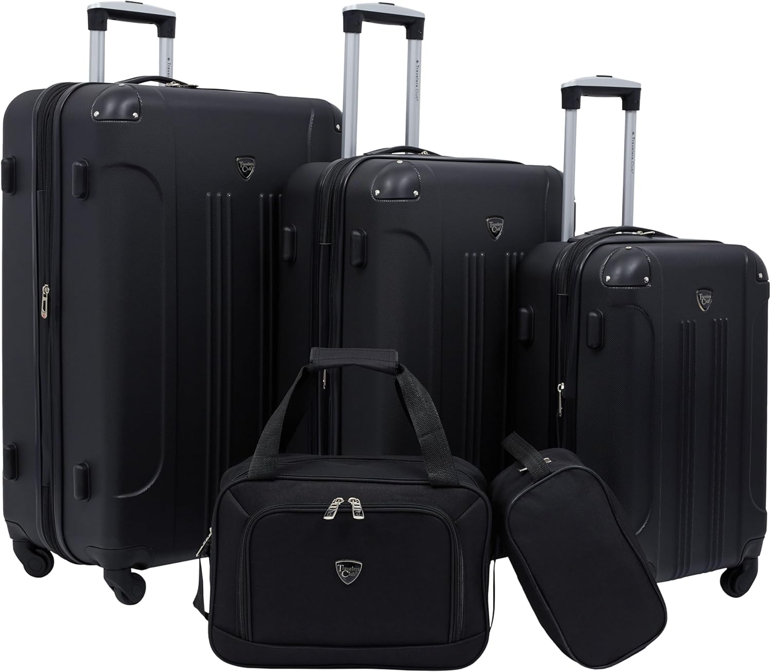Travelers Club Chicago Hardside Expandable Spinner Luggage Set