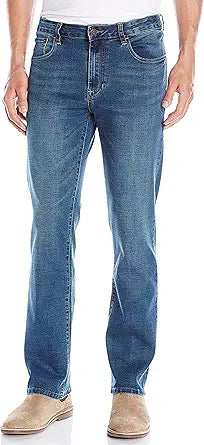 Izod Men's Comfort Stretch Denim Jeans for Ultimate Style and Fit