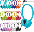 Kids Headphones Bulk 24 Pack Multi Color for Classroom Use