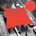 ShadeMart 5 ft x 7 ft Red Waterproof Shade Sail - Durable Outdoor
