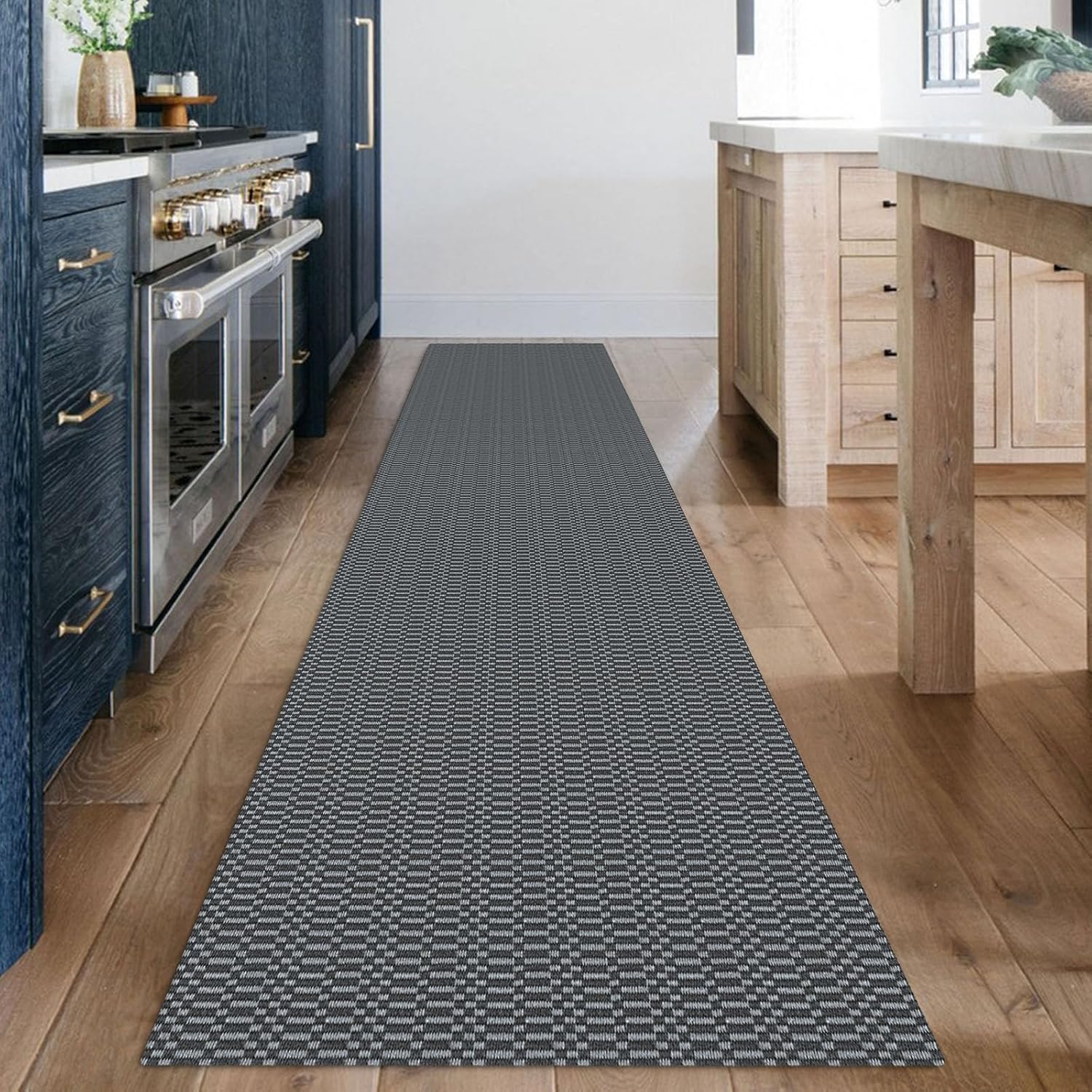 KOZYFLY Washable Runner Rug 2x12 ft for Hallway and Kitchen