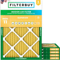 Filterbuy 8x14x1 Air Filter MERV 11 - Superior Pet & Allergy Defense