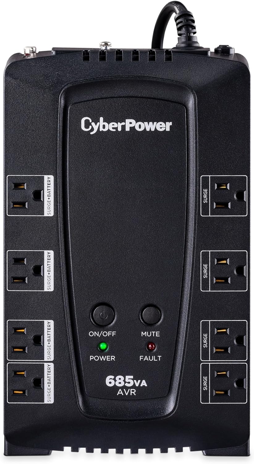 CyberPower CP685AVRG UPS Battery Backup and Surge Protector