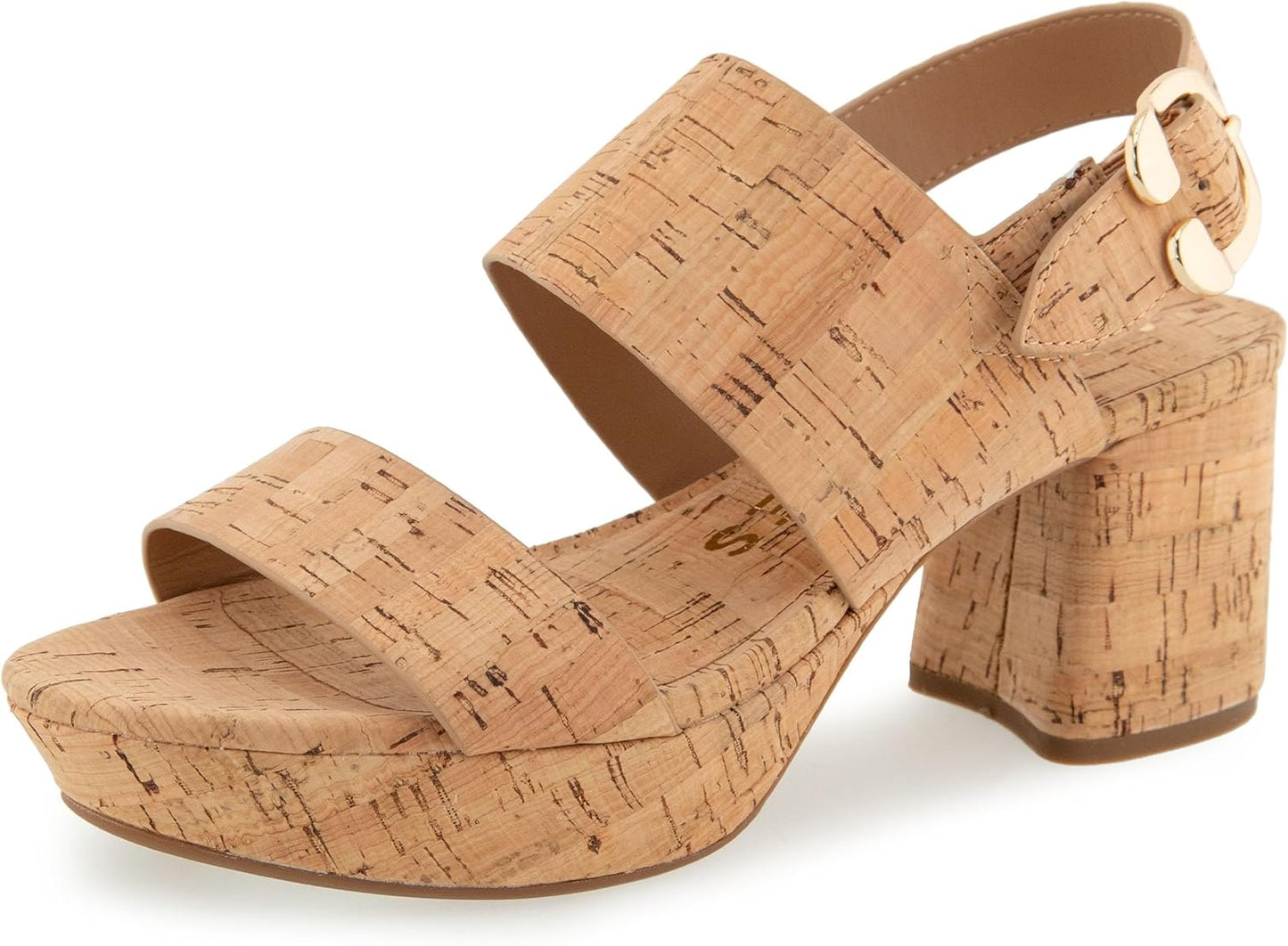 Aerosoles Women's Camera Heeled Sandals with Adjustable Backstrap