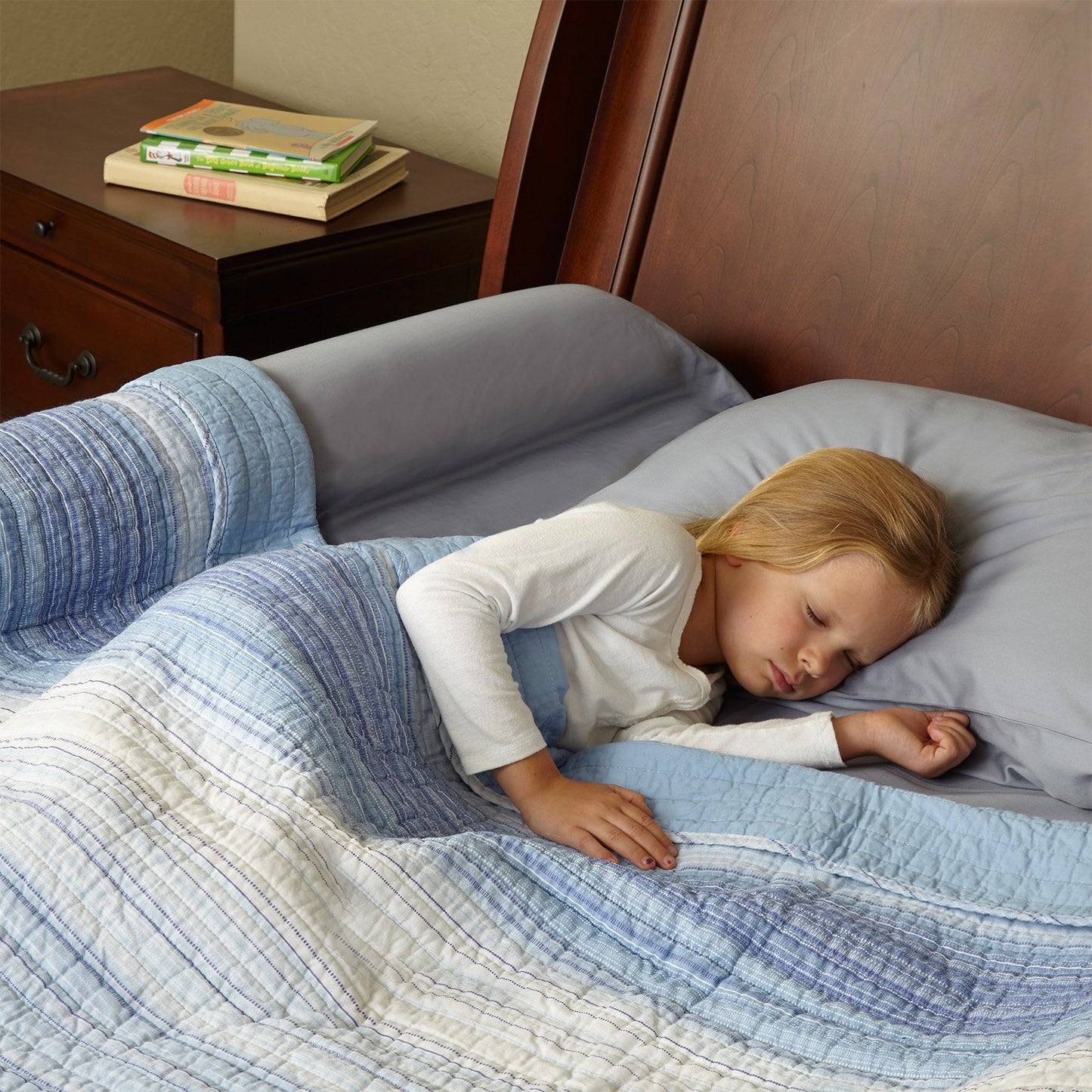 hiccapop Toddler Bed Rail Bumper for Safe Sleep - Quality Foam Guard