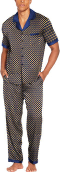 Stylish Ekouaer Silk Pajamas for Men - Comfortable Home Wear