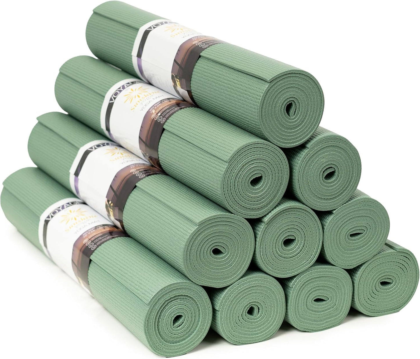 Sunshine Yoga Bulk Mats: Durable 5mm Thick Non-Slip