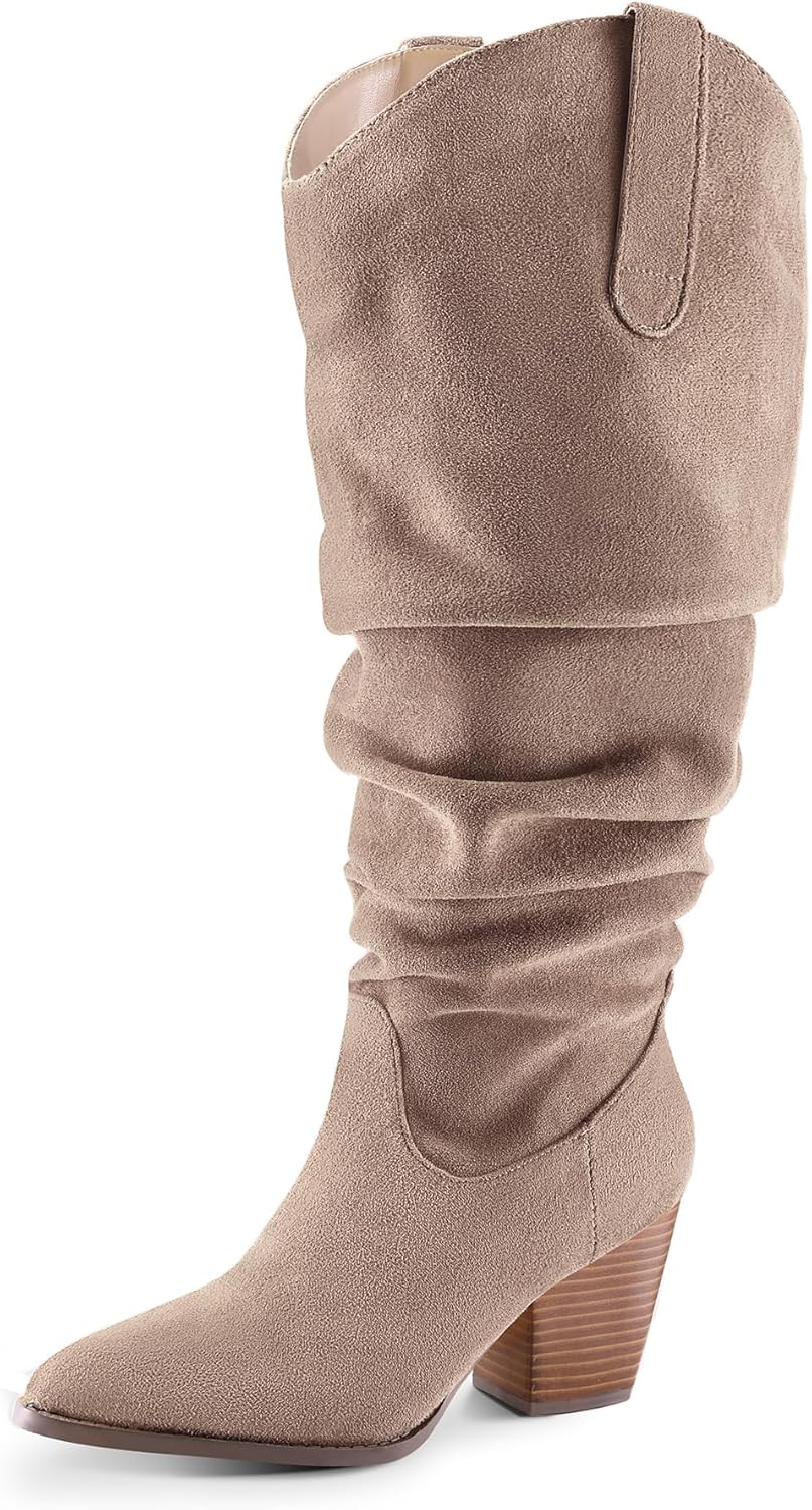 Wide Calf Knee High Boots for Women - Stylish and Comfortable