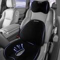 Car Seat Cushion with Lumbar Support & Neck Pillow - Ergonomic Memory