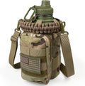 Half Gallon Insulated Water Bottle with Sleeve for Outdoor Use