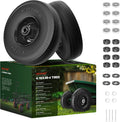 4.10/3.50-4 Flat Free Tire and Wheel Replacement - Solid 10in Run-Flat
