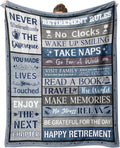Retirement Gifts for Men 2025 - Funny Best Retirement Gift Blanket