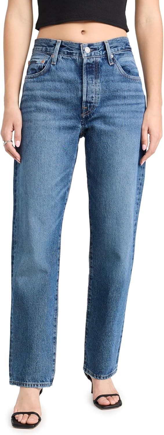 Levi's Womens 501ft90s Jeans: Classic Loose Fit Denim Style