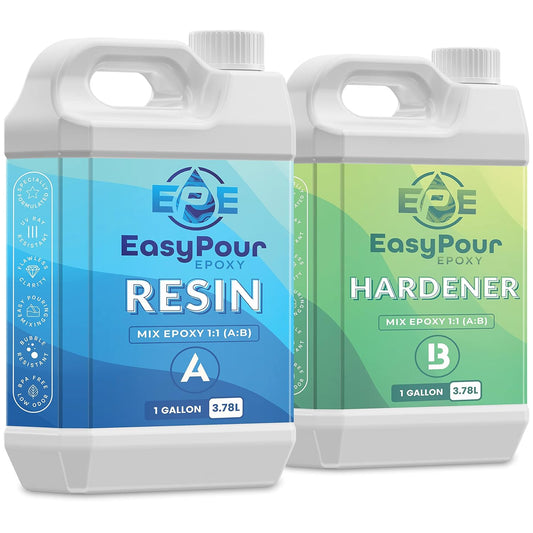 Easy Pour Epoxy Kit 2-Gallon for Flawless Arts and Crafts