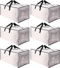 SWEET DOLPHIN Extra Large Moving Bags 6 Pack - Heavy Duty Storage