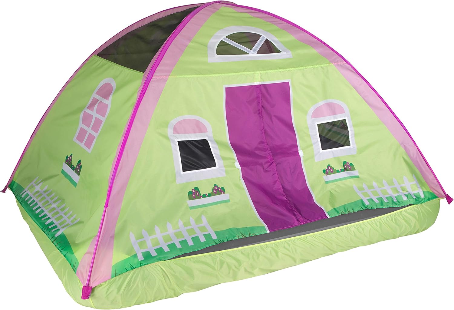 Kids Cottage House Bed Tent Playhouse for Full Size Mattress