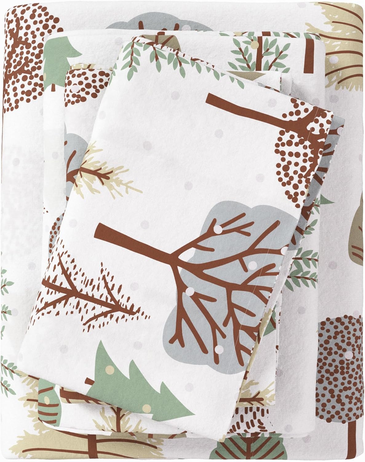 Cozy Full Size Flannel Sheet Set - 100% Turkish Cotton Bedding