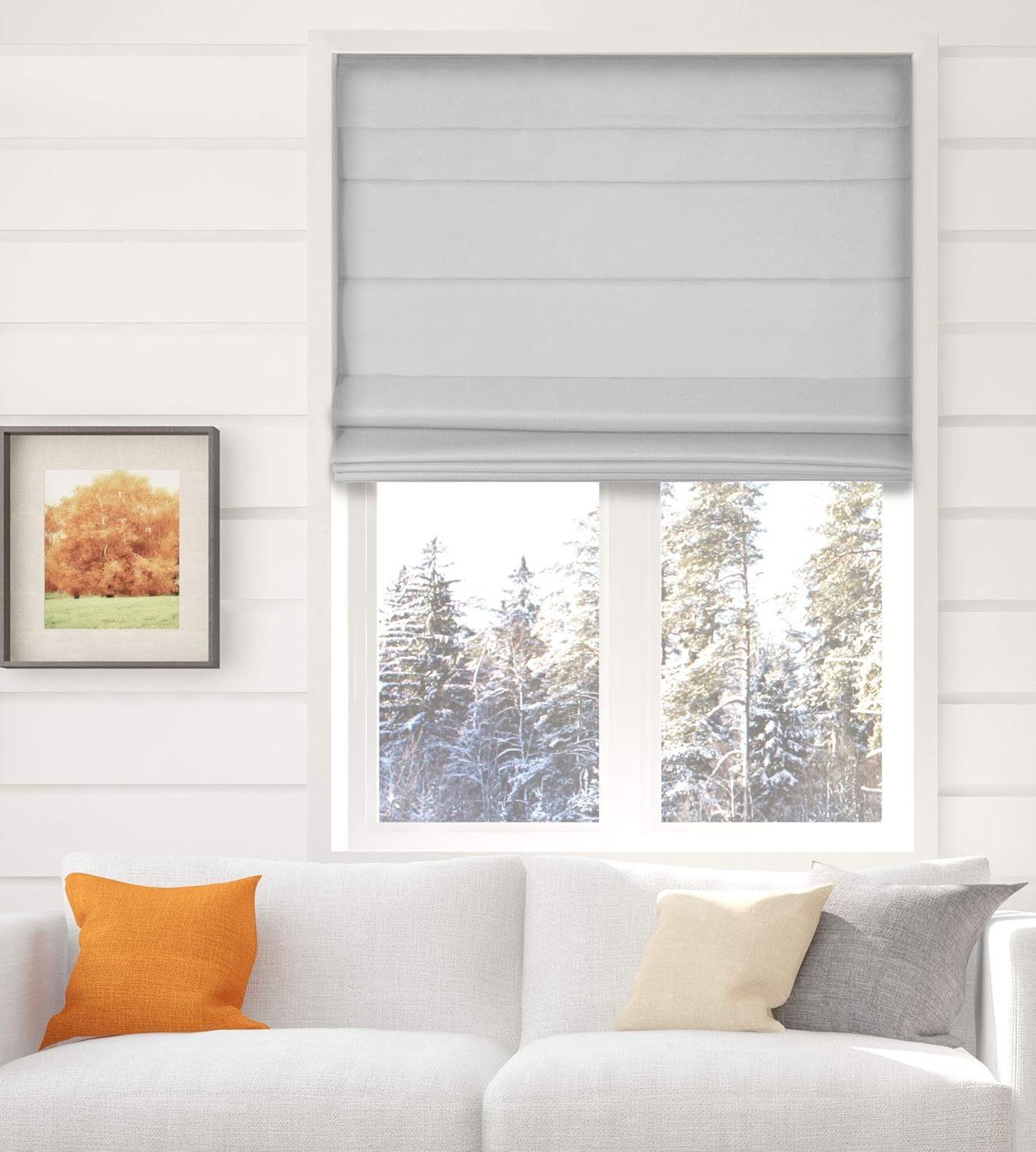 Arlo Blinds Thermal Room Darkening Roman Shades for Windows