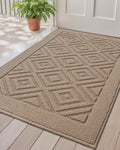 LUMI Washable Indoor Entrance Doormat 32x48 - Low Profile Absorbent