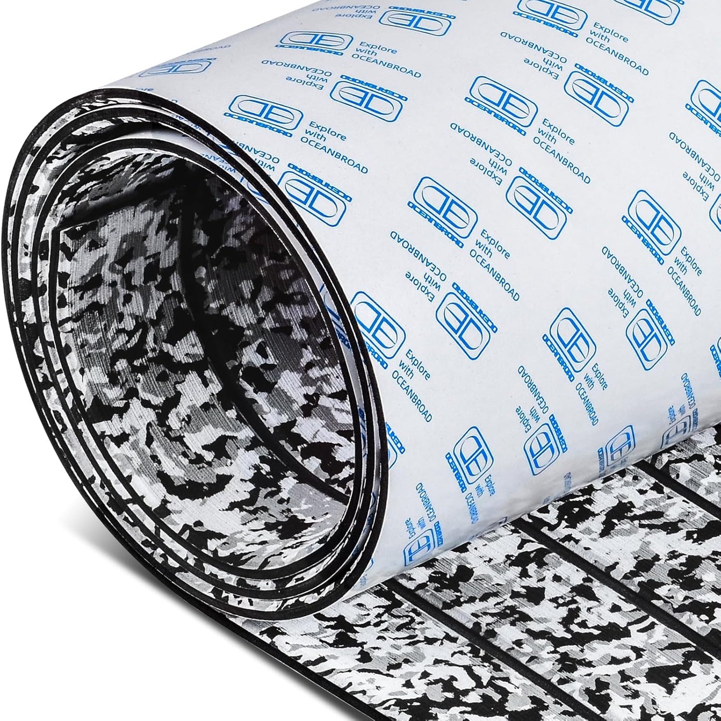 OCEANBROAD Camo Boat Flooring Self-Adhesive EVA Foam Decking