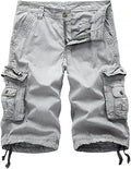 DONGD Mens Cargo Shorts Cotton Relaxed Fit Camo - Breathable Comfort