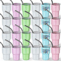 3 Oz Mini Tumbler Shot Glass Set for Sublimation Printing Fun