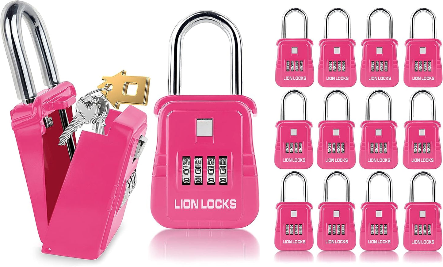 Lion Locks 1500 Key Lock Box for Secure Outdoor Access
