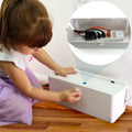 Power Strip Cover Box - Baby Proofing with Patented Dual Lock