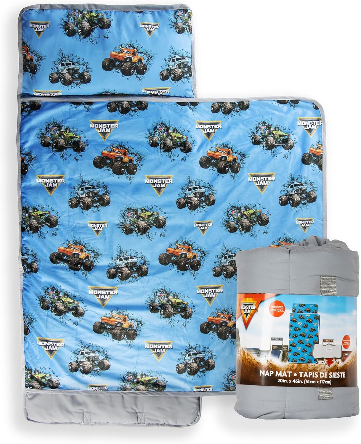 Jay Franco Kids Nap Mat with Pillow & Blanket for Sleepovers