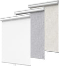 100% Blackout Roller Window Shades Cordless Blackout Blinds - Thermal