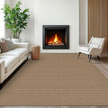 Woven Area Rugs 6x9 Ft Non Slip Rubber Backed for Living Room