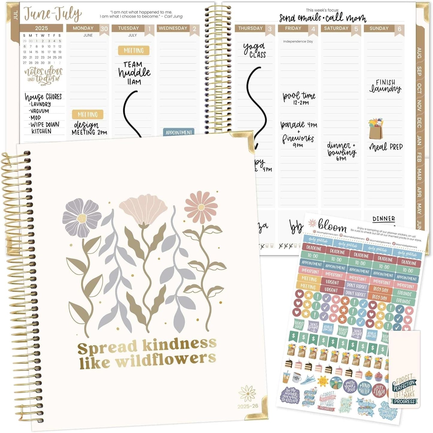 2025-2026 Academic Year Goal & Vision Planner for Success