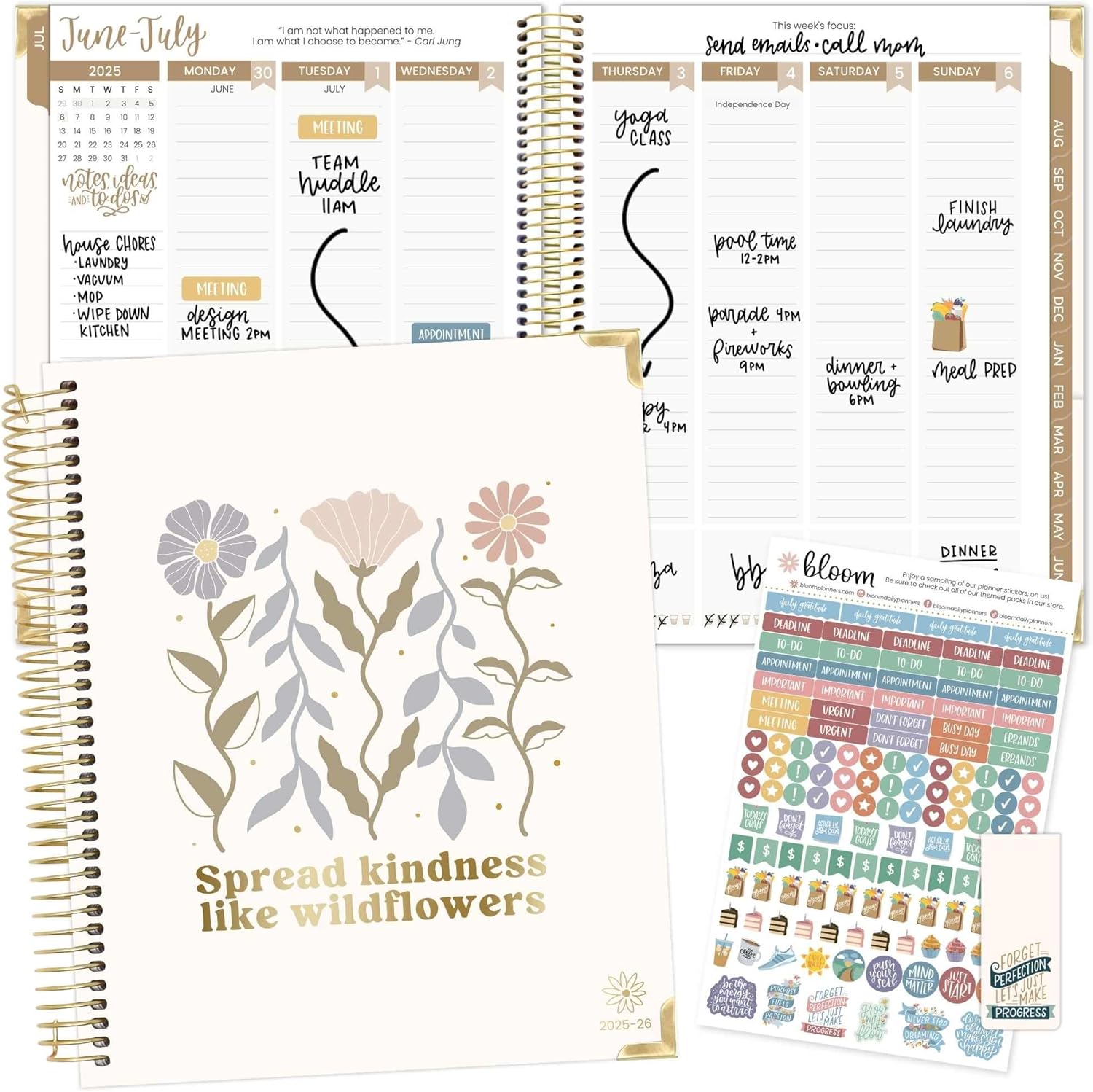 2025-2026 Academic Year Goal & Vision Planner for Success