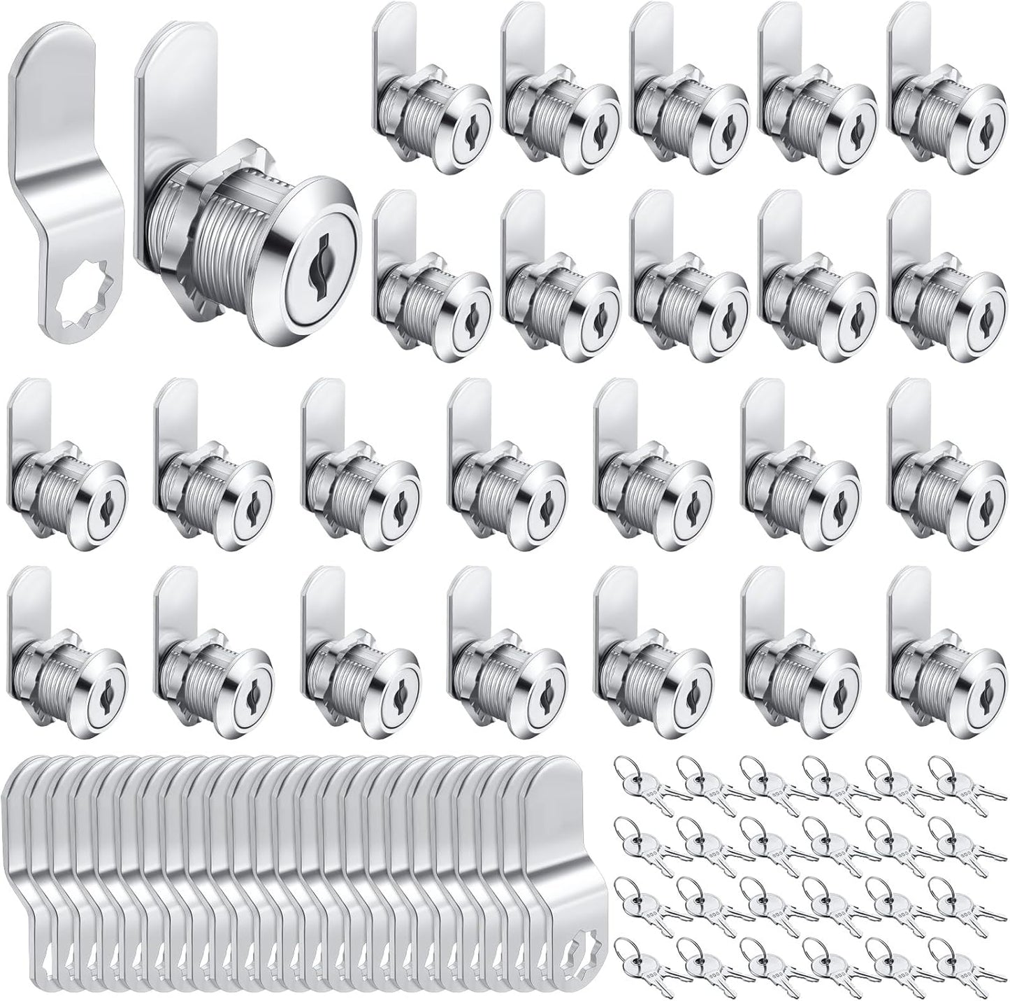 Kenning 24 Sets Cabinet Locks for Secure Drawer and Mailbox Use