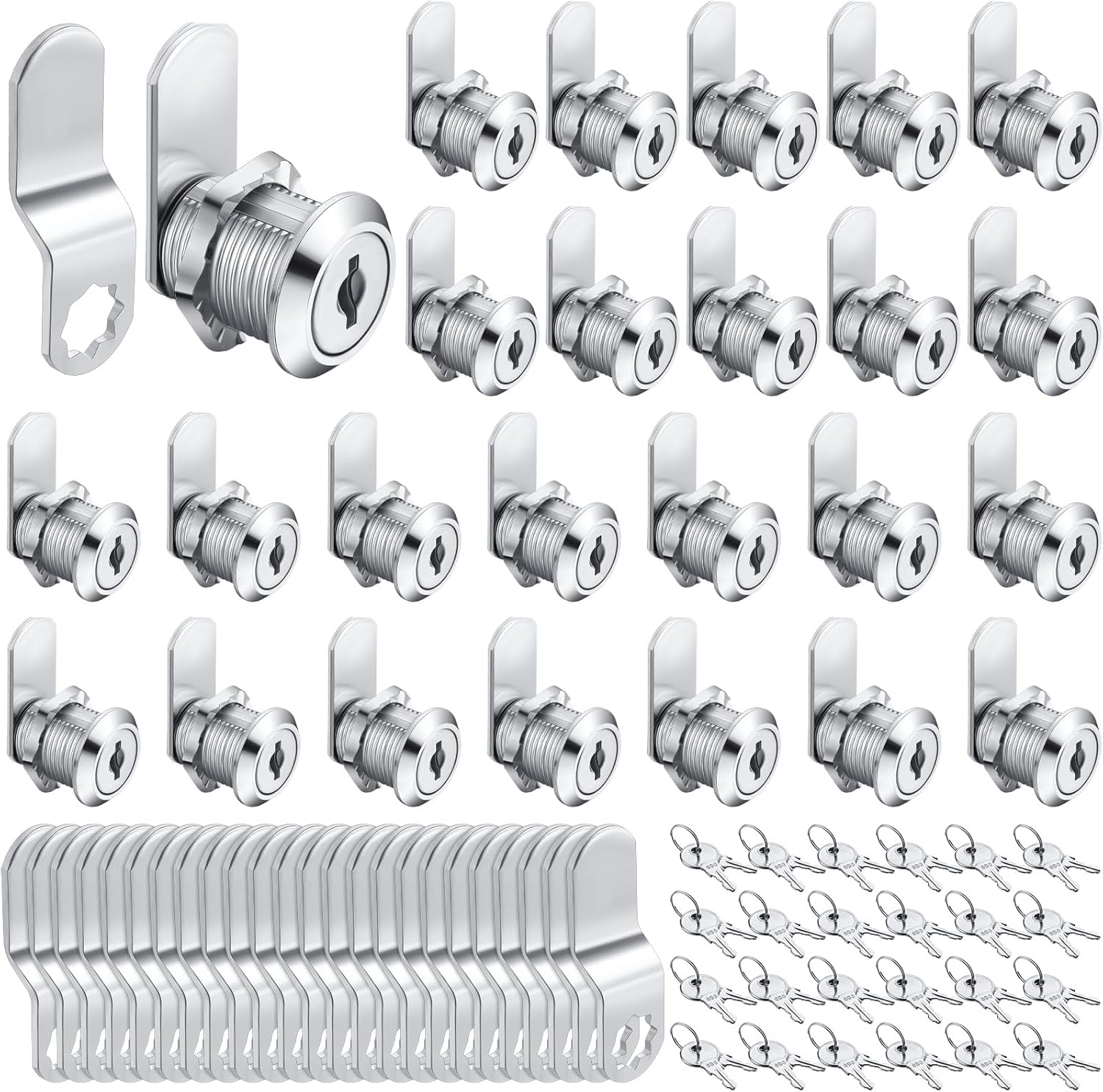 Kenning 24 Sets Cabinet Locks for Secure Drawer and Mailbox Use
