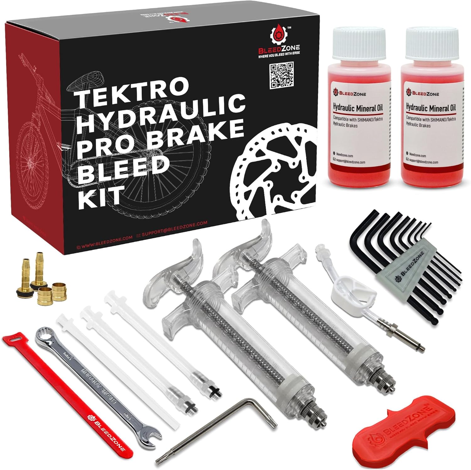 BleedZone Pro Bleed Kit for Tektro and TRP Hydraulic Brakes