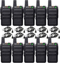 Retevis RT19 Mini Walkie Talkie 10 Pack - Compact Business Radios