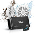 BOSS Audio ASK902B.6 Marine 6.5 in Speakers and 4-Channel Amp