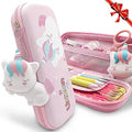 Unicorn Pencil Case for Girls - Large Capacity Cute Pencil Bag