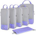 Compression Packing Cubes for Travel - Space Saving Luggage Organizers
