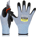 Cut Resistant Gloves Level 5 Cru553 - High Grip, Touchscreen Friendly