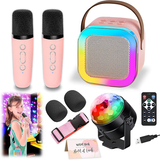 Portable Karaoke Machine with Disco Lamp - Fun Kids Parties!