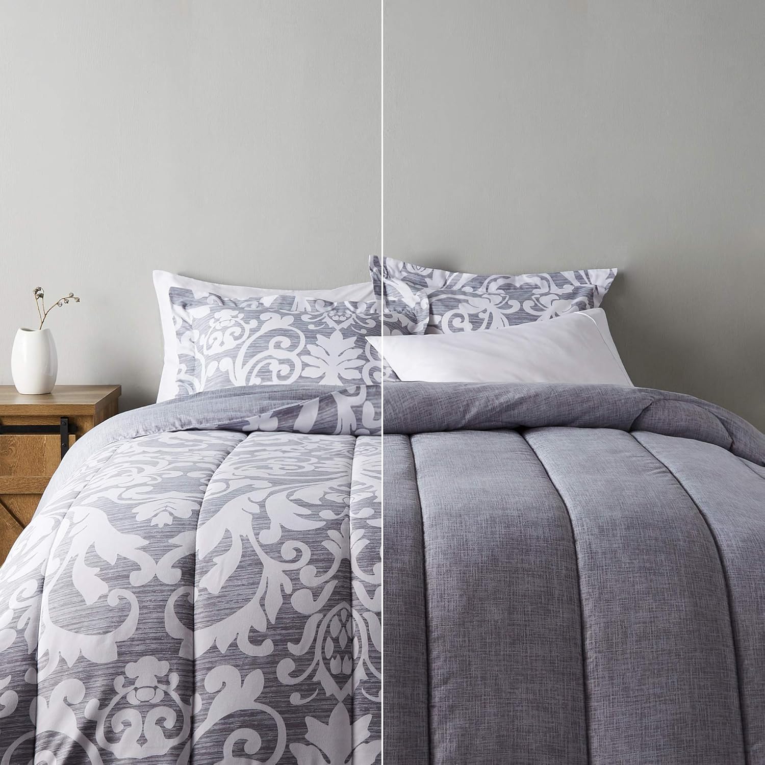 Ultra-Soft King Size Comforter Set with Reversible Design