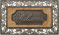 A1HC Natural Coir and Rubber Door Mat 38x23 - Heavy Duty Entry Rug